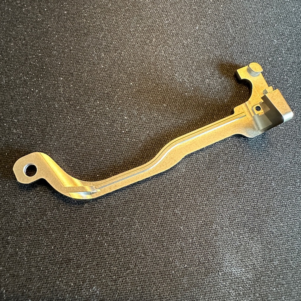 Gorilla Machining Sig P320 trigger bar for FCU without manual safety.
